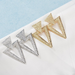 Bulk Jewelry Wholesale gold alloy inverted triangle Earrings JDC-ES-bq096 Wholesale factory from China YIWU China