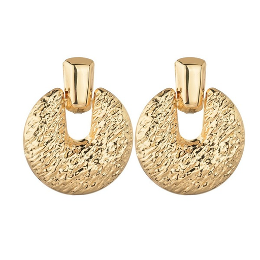 Bulk Jewelry Wholesale gold alloy irregular Earrings JDC-ES-bq093 Wholesale factory from China YIWU China