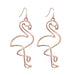 Wholesale gold alloy irregular geometric earrings JDC-ES-C095 Earrings JoyasDeChina Rose gold Wholesale Jewelry JoyasDeChina Joyas De China
