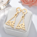 Bulk Jewelry Wholesale gold alloy irregular triangle Earrings JDC-ES-bq166 Wholesale factory from China YIWU China
