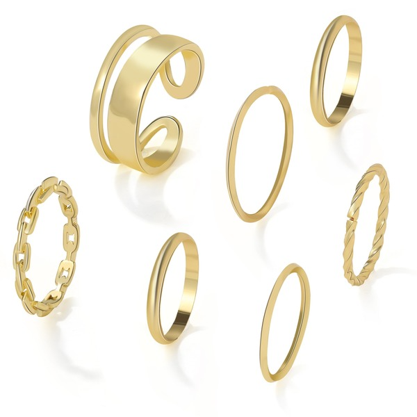Bulk Jewelry Wholesale gold alloy joint ring JDC-RS-RXF003 Wholesale factory from China YIWU China