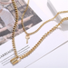 Bulk Jewelry Wholesale gold alloy key lock necklaces JDC-NE-sf019 Wholesale factory from China YIWU China