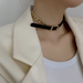 Bulk Jewelry Wholesale gold alloy leather chain necklace JDC-NE-BY029 Wholesale factory from China YIWU China