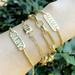 Bulk Jewelry Wholesale gold alloy letter Baby Bracelet JDC-BT-AS15 Wholesale factory from China YIWU China