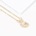 Wholesale gold alloy letter necklace JDC-NE-JL193 Necklaces 氿乐 Wholesale Jewelry JoyasDeChina Joyas De China