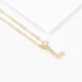 Wholesale gold alloy letter necklace JDC-NE-JL193 Necklaces 氿乐 L Wholesale Jewelry JoyasDeChina Joyas De China