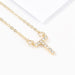 Wholesale gold alloy letter necklace JDC-NE-JL193 Necklaces 氿乐 T Wholesale Jewelry JoyasDeChina Joyas De China