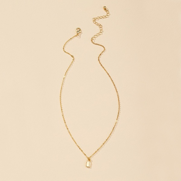 Bulk Jewelry Wholesale gold alloy locket pendant necklace JDC-NE-GSGG002 Wholesale factory from China YIWU China