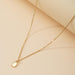 Bulk Jewelry Wholesale gold alloy locket pendant necklace JDC-NE-GSGG002 Wholesale factory from China YIWU China