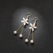 Bulk Jewelry Wholesale gold alloy long pearl earrings JDC-ES-RL051 Wholesale factory from China YIWU China