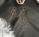 Bulk Jewelry Wholesale gold alloy long tassel size Circle Earrings JDC-ES-sf058 Wholesale factory from China YIWU China