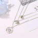 Bulk Jewelry Wholesale gold alloy lotus multilayer Necklace JDC-NE-A354 Wholesale factory from China YIWU China