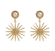 Bulk Jewelry Wholesale gold alloy love big Earrings JDC-ES-sf042 Wholesale factory from China YIWU China