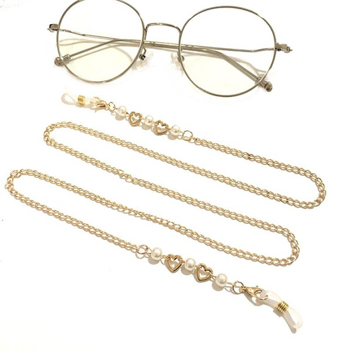 Bulk Jewelry Wholesale gold alloy love eyeglass chain JDC-MC-HW005 Wholesale factory from China YIWU China