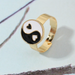 Bulk Jewelry Wholesale gold alloy love gossip ring JDC-RS-RXE001 Wholesale factory from China YIWU China