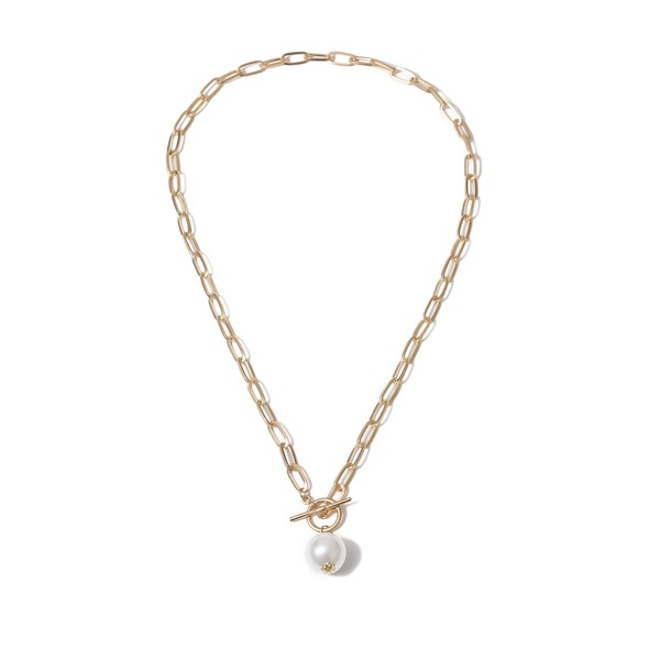 Bulk Jewelry Wholesale gold alloy moon imitation pearl multi-layer necklace JDC-NE-KunJ047 Wholesale factory from China YIWU China