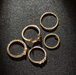 Bulk Jewelry Wholesale gold alloy moon ring JDC-RS-RL007 Wholesale factory from China YIWU China