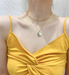 Bulk Jewelry Wholesale gold alloy multi-layer metal beauty head Necklaces JDC-NE-sf023 Wholesale factory from China YIWU China