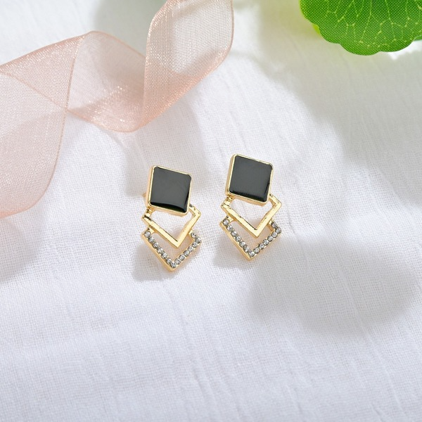Bulk Jewelry Wholesale gold alloy multi-layered Earrings JDC-ES-bq129 Wholesale factory from China YIWU China