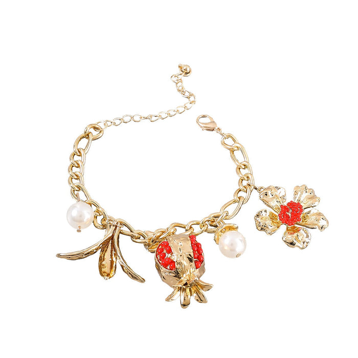 Wholesale gold alloy necklace bracelet set JDC-NE-JL203 Necklaces 氿乐 Bracelet Wholesale Jewelry JoyasDeChina Joyas De China