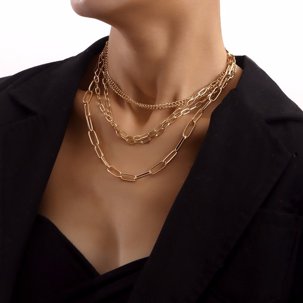 Wholesale gold alloy necklaces JDC-NE-ZW004 necklaces JoyasDeChina Wholesale Jewelry JoyasDeChina Joyas De China