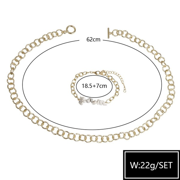Bulk Jewelry Wholesale gold alloy o-shaped bracelet JDC-BT-bq033 Wholesale factory from China YIWU China
