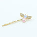 Bulk Jewelry Wholesale gold alloy oil drop bee hairpin JDC-HC-RXD001 Wholesale factory from China YIWU China