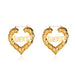 Wholesale gold alloy peach heart letter earrings JDC-ES-GSA032 Earrings JoyasDeChina 01#queen DZ-133 Wholesale Jewelry JoyasDeChina Joyas De China