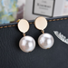 Bulk Jewelry Wholesale gold alloy pearl Earrings JDC-ES-bq137 Wholesale factory from China YIWU China