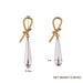 Bulk Jewelry Wholesale gold alloy pearl earrings JDC-ES-V073 Wholesale factory from China YIWU China