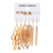 Bulk Jewelry Wholesale gold alloy pearl tassel stud JDC-ES-D378 Wholesale factory from China YIWU China