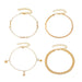 Bulk Jewelry Wholesale gold alloy Pentagram set Bracelet JDC-BT-D514 Wholesale factory from China YIWU China