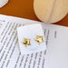 Wholesale gold alloy pentissar ear nails JDC-ES-GSYQ032 Earrings JoyasDeChina Gold s.925 silver pin Wholesale Jewelry JoyasDeChina Joyas De China