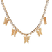 Bulk Jewelry Wholesale gold alloy rhinestone butterfly necklace JDC-NE-A308 Wholesale factory from China YIWU China