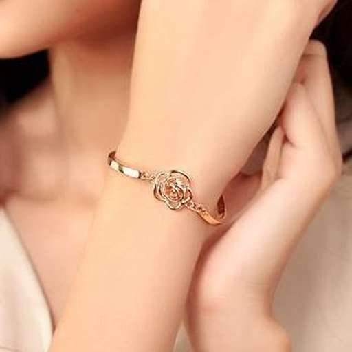 Bulk Jewelry Wholesale gold alloy Rose Bracelet JDC-BT-RL013 Wholesale factory from China YIWU China