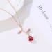 Bulk Jewelry Wholesale gold alloy Rose Necklace JDC-NE-A334 Wholesale factory from China YIWU China