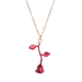 Bulk Jewelry Wholesale gold alloy Rose Necklace JDC-NE-A334 Wholesale factory from China YIWU China
