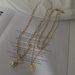 Bulk Jewelry Wholesale gold alloy round coin pendant necklace JDC-NE-BY053 Wholesale factory from China YIWU China