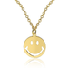 Bulk Jewelry Wholesale gold alloy round smile necklace JDC-NE-D585 Wholesale factory from China YIWU China