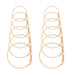 Wholesale gold alloy rounded earrings JDC-ES-D355 earrings JoyasDeChina 01KC Gold 1964 Wholesale Jewelry JoyasDeChina Joyas De China