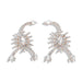 Bulk Jewelry Wholesale gold alloy scorpion rhinestone earrings JDC-ES-V069 Wholesale factory from China YIWU China