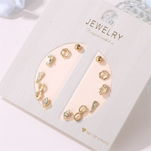 Bulk Jewelry Wholesale gold alloy shell combination Earrings JDC-ES-D326 Wholesale factory from China YIWU China