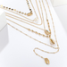 Bulk Jewelry Wholesale gold alloy shell pearl necklace JDC-NE-C072 Wholesale factory from China YIWU China