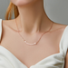 Bulk Jewelry Wholesale gold alloy smile necklace JDC-NE-D581 Wholesale factory from China YIWU China