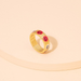 Bulk Jewelry Wholesale gold alloy smile ring JDC-RS-RXAYN001 Wholesale factory from China YIWU China