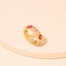 Bulk Jewelry Wholesale gold alloy smile ring JDC-RS-RXAYN001 Wholesale factory from China YIWU China
