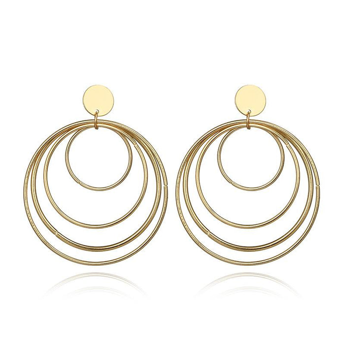 Wholesale gold alloy spring earrings earrings JDC-ES-C094 Earrings JoyasDeChina golden Wholesale Jewelry JoyasDeChina Joyas De China