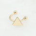 Wholesale gold alloy star and moon triangle earrings JDC-ES-D450 Earrings JoyasDeChina Triangle gold 0818 Wholesale Jewelry JoyasDeChina Joyas De China