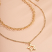 Bulk Jewelry Wholesale gold alloy star necklace JDC-NE-GSAYN001 Wholesale factory from China YIWU China