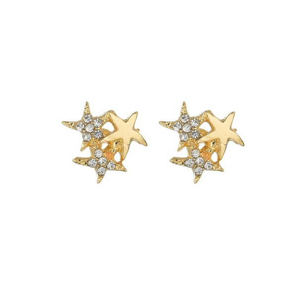 Bulk Jewelry Wholesale gold alloy Starfish Earrings JDC-ES-bq123 Wholesale factory from China YIWU China